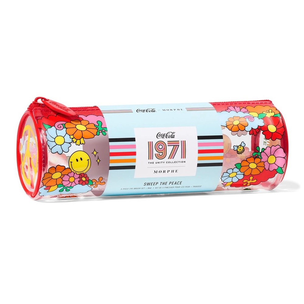 Coca Cola X Morphe 5-Piece Eye Brush Set + Bag